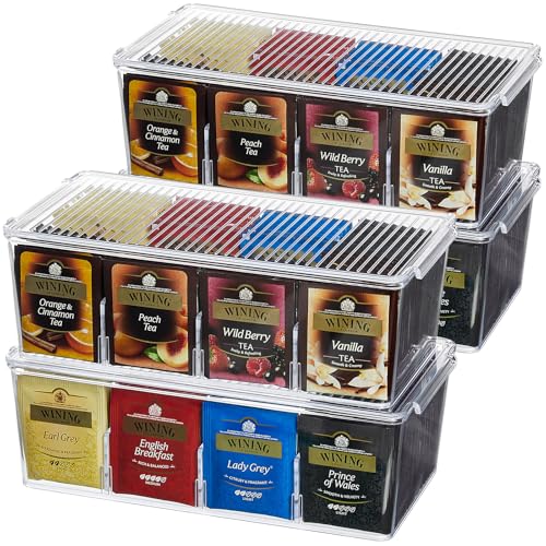 4 Pack 32 Compartment Tea Organizer (4 Count)