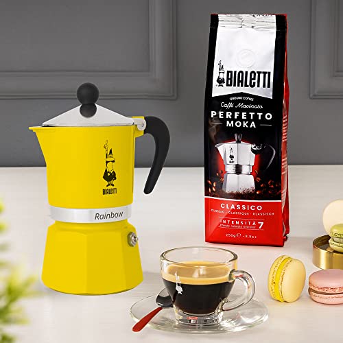 Rainbow Moka Pot in Yellow
