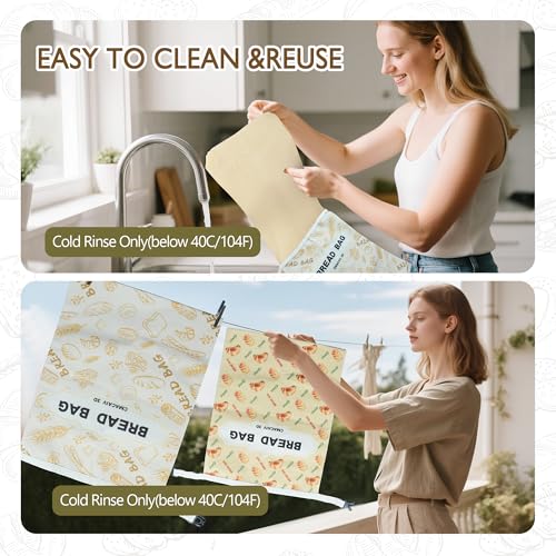 2 Pack Beeswax Bread Bag (2 Count)