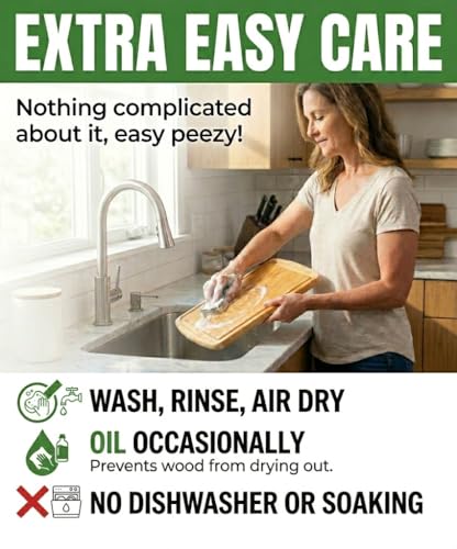 INDESTRUCTIBLE Bamboo Cutting Board