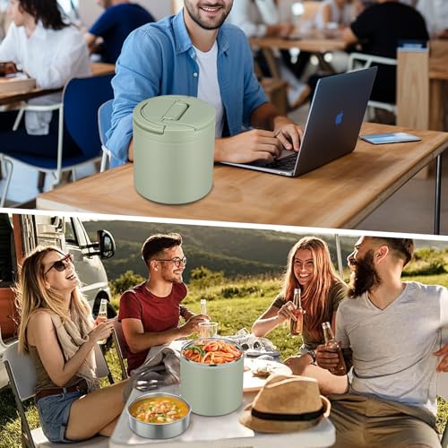 Soup Thermo for Hot Food Adults 40oz Lunch Containers Wide (40.5768 Fl Oz)