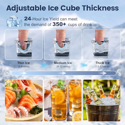 Commercial Ice Maker Machine Dual Water Inlet Options