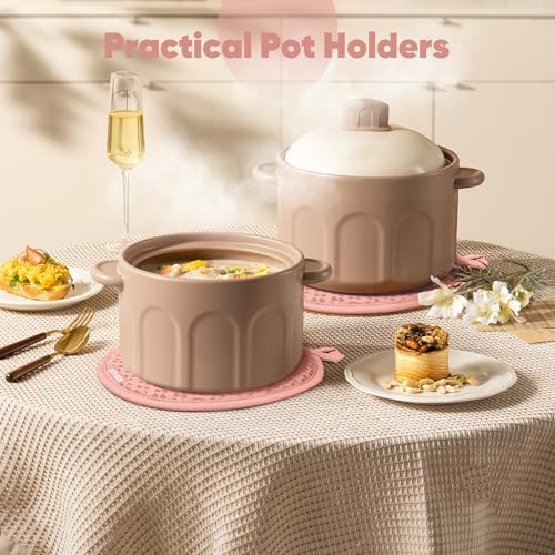 Oven Mitts and Pot Holders 4 Sets (4 Count)
