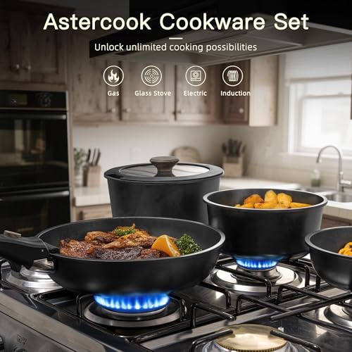 23 Pcs Pots and Pans Set Non Stick