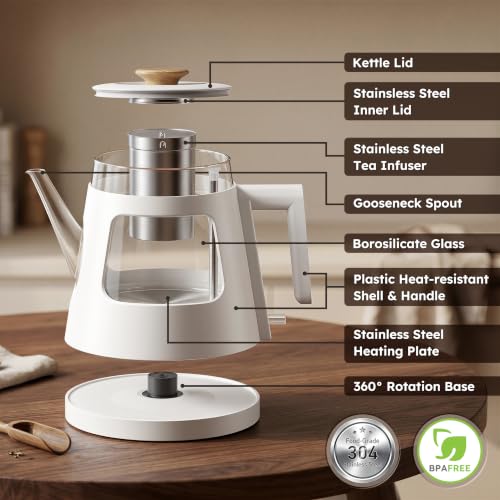 1L Gooseneck Electric Tea Kettle