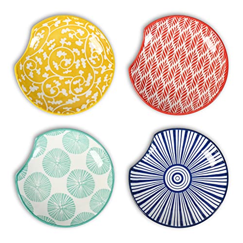 4.6 Inch Ceramic Spoon Rest for Stove Top