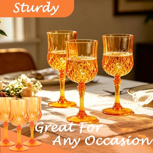 24Pack Plastic Wine Glasses (24 Count)