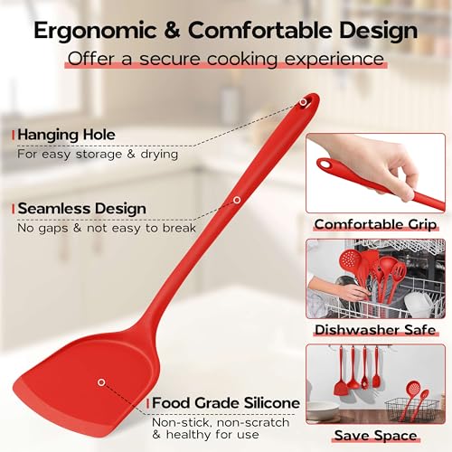 Silicone Cooking Utensils Set (6 Count)