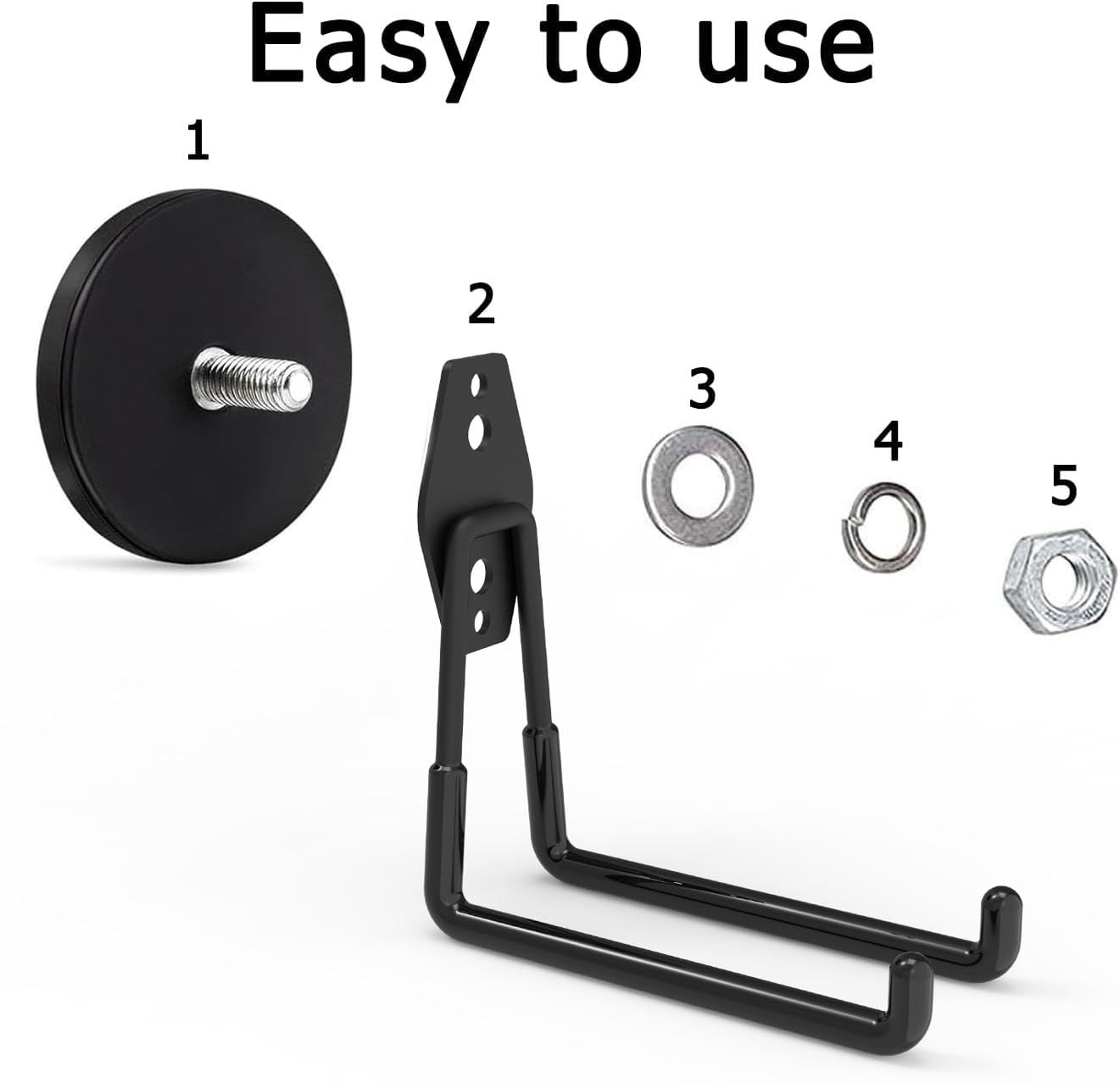 Magnetic Hook Heavy Duty (4 Count)