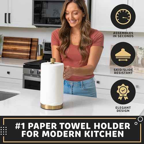 Heavy Duty Stainless Steel Paper Towel Holder