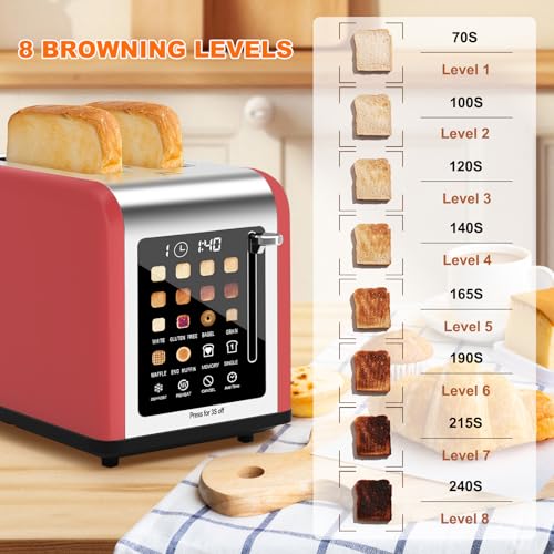 2 Slice Toaster Touch Screen