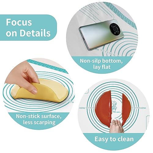 Non Stick Silicone Pastry Mat for Dough Rolling