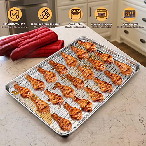 Large Baking Sheet with Rack Set (2 Count)