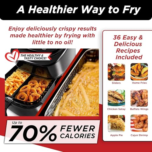 Brio 6 Quart Digital Air Fryer Including Non