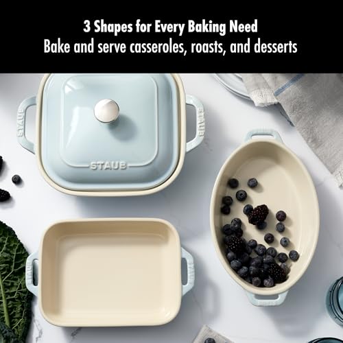 Ceramic 4 pc Baking Pans Set