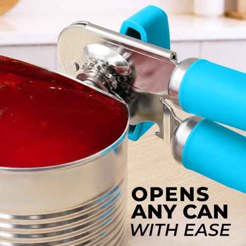 Stainless Steel Swing Open Manual Can Opener Comfortable Grip