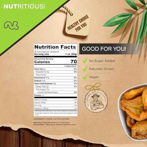 Dried California Pears (32 Ounce)