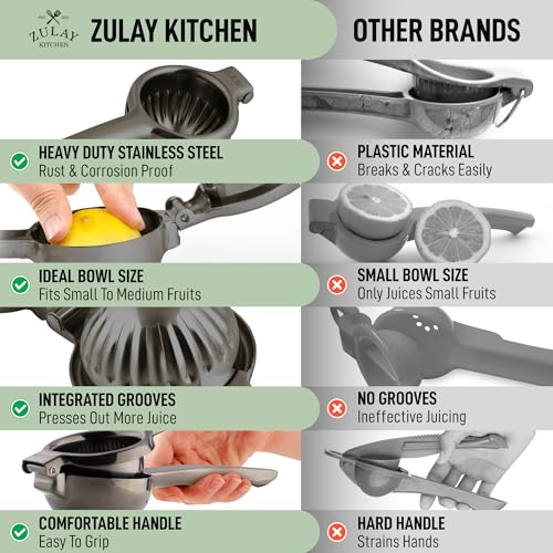 Extra Large Lemon Squeezer Stainless Steel