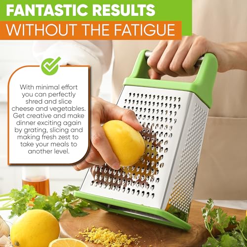 Stainless Steel XL Cheese Grater for Kitchen