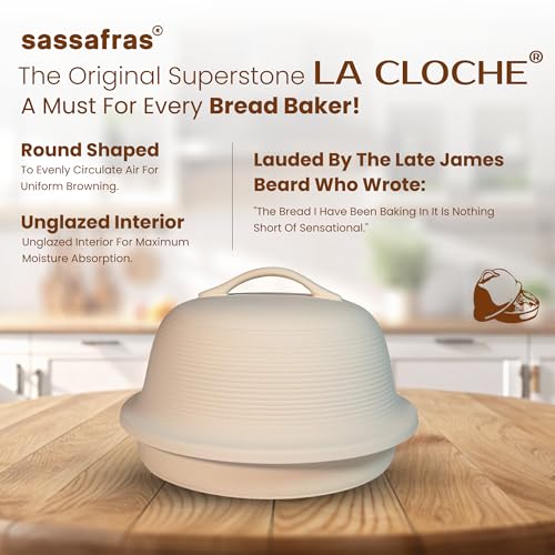 Superstone Stoneware La Cloche Bread Baker