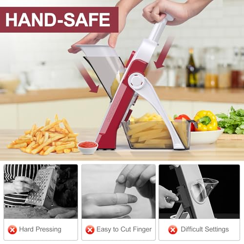 Safe Mandoline Slicer for Kitchen