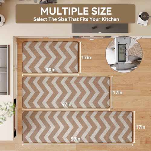 Kitchen Runner Rugs Non Slip Washable (7 Sq Ft)