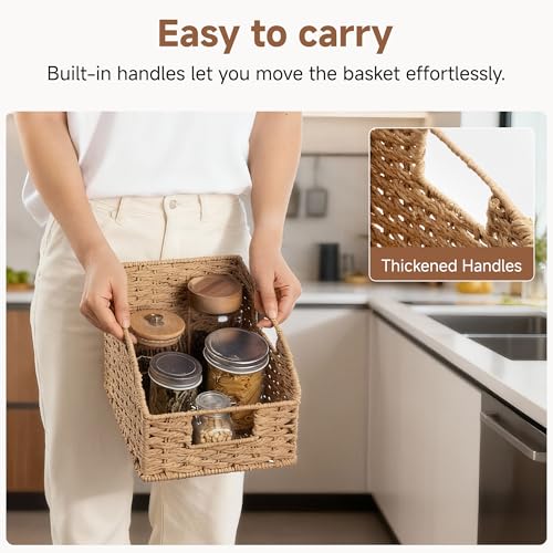 Wicker Baskets for Organizing (2 Count)