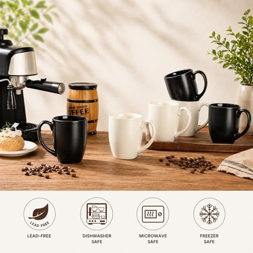 16 oz Coffee Mugs Set of 6 (6 Count)