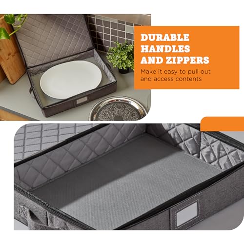 Hard Shell Platter Storage Container