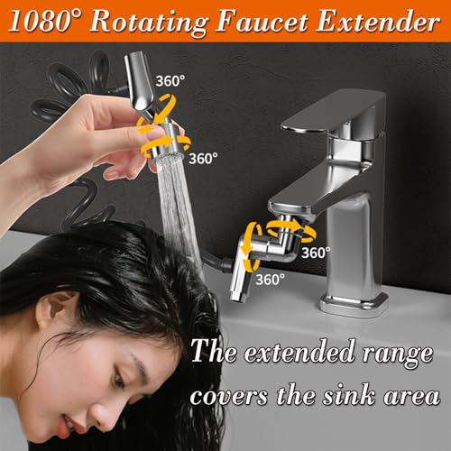 1080° Rotating Faucet Extender Aerator
