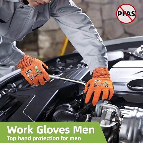 ProGuard Highest Level Cut Resistant Work Gloves PR3326 for Extreme Protection (2 Count)