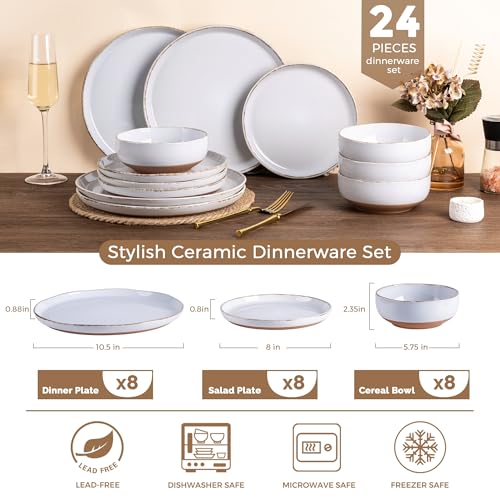Dinnerware Sets for 8 (24 Count)