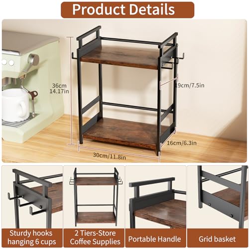 Coffee Bar Organizer for Home Office