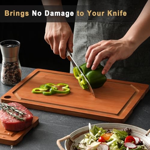 4 Pieces Extra Large Wooden Cutting Boards Set (4 Count)