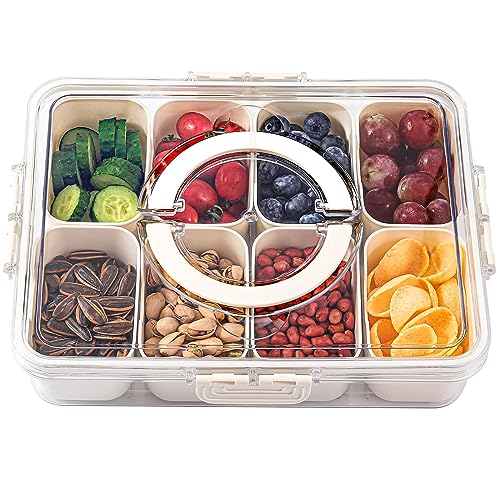 Snackle Box Snack Container Tray with Lid