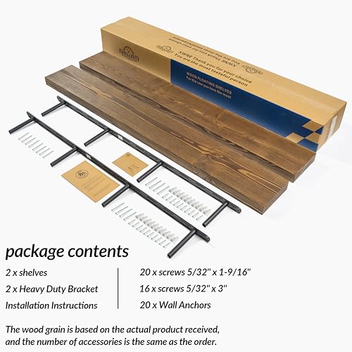 60 Inch Floating Shelves (2 Count)
