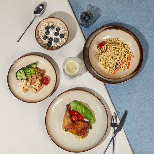 Stoneware Dinnerware Sets for 6