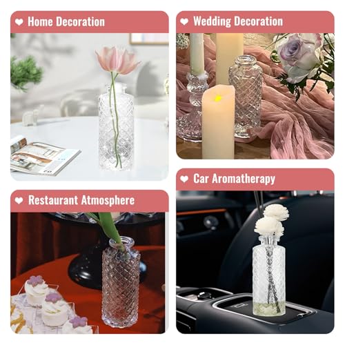 Bud Vase Flower Bottle (6 Count)