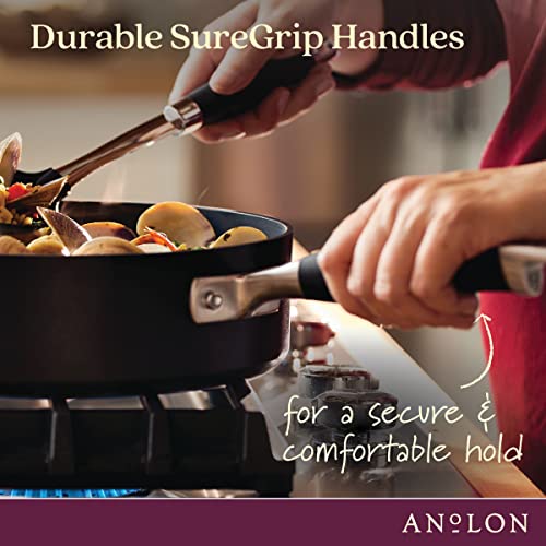 Advanced Home Nonstick Saucepan with Straining Lid
