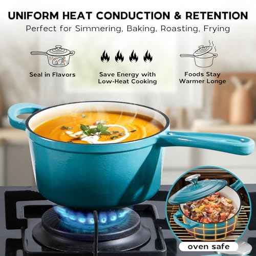 Enameled Cast Iron Sauce Pan
