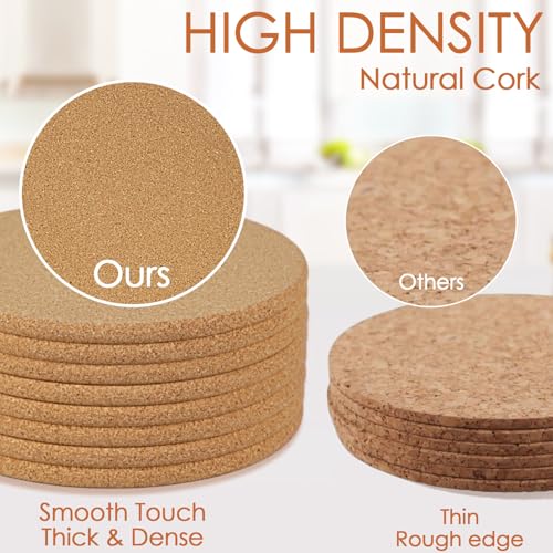 Cork Trivets for Hot Dishes 8 Pack 8 inch High (8 Count)