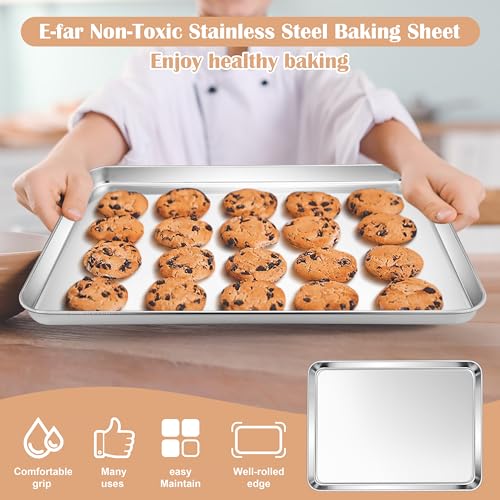 Stainless Steel Baking Sheet Set of 4 (4 Count)