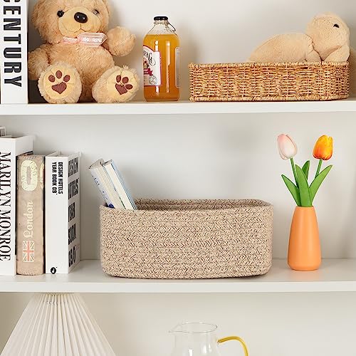Small Storage Baskets for Organizing (4 Count)