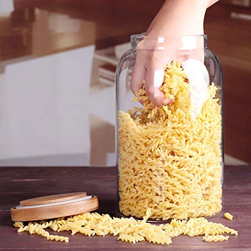 Modern Design Transparent Glass Food Storage Jars