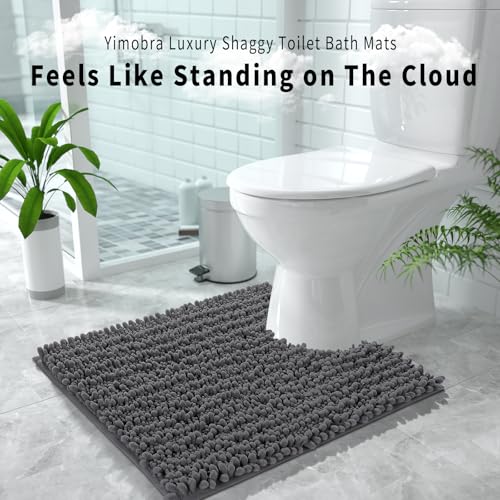 Toilet Rug U Shaped Washable 24x20 Inch