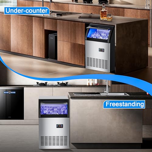 Ice Maker Commercial Spray Drench Ice Maker Machine 200Lbs