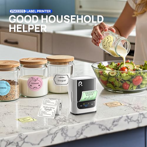 PM220S Label Maker Machine with Tape