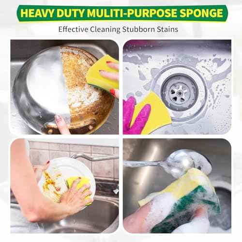 Heavy Duty Scrub Sponges (96 Count)