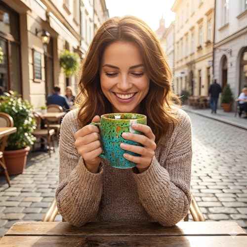 16oz Ceramic Coffee Mug Tea Cup with Handle Novelty Mug for Office and Home