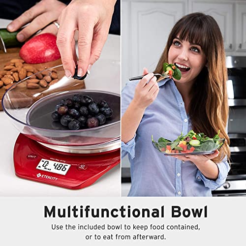 Food Kitchen Scale with Bowl